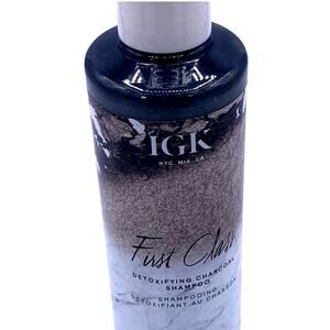 New IGK First Class Detoxifying Cleansing Charcoal Shampoo 8.0 oz (236 ml) NEW
